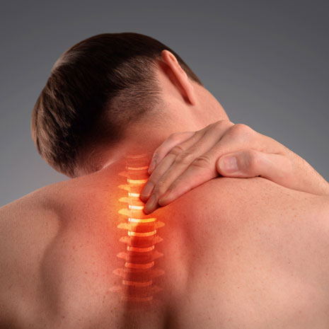 An image of a man showing pain in his lower back