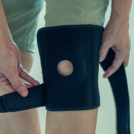 An image of a person with a small knee brace